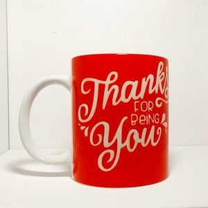 Handmade Romantic Couple Coffee Mug - Thank you for Being You - Dishwasher safe